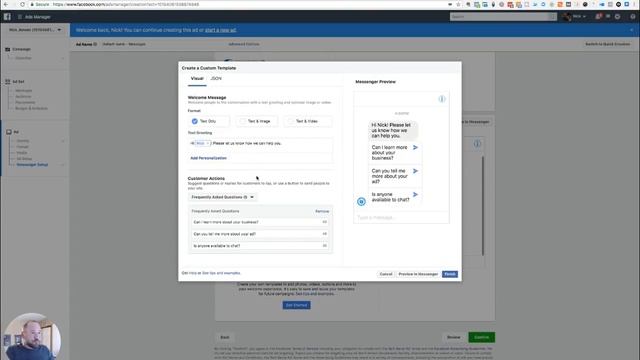 Easy ManyChat JSON Ad Setup | How to personalized your JSON Ads смотреть онлайн