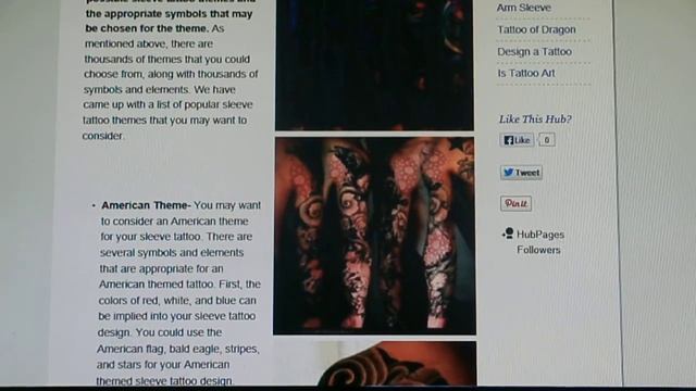 Sleeve Tattoo Designs Sleeve Tattoo Themes смотреть онлайн