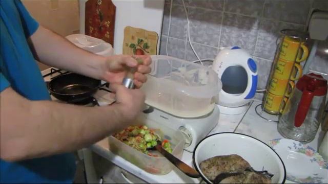 Рецепт для пароварки - сом с овощами.mp4 смотреть онлайн