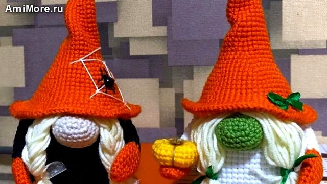 Амигуруми: схема Гномыч. Игрушки вязаные крючком - Free crochet patterns. смотреть онлайн