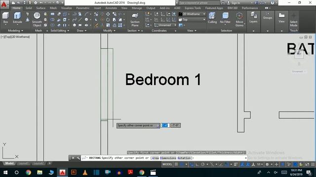 How to make 3d walls and doors in autocad 2019 смотреть онлайн