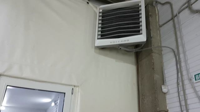 Работа тепловентилятора Volcano VR 1 Авто-Мойка г. Иваново