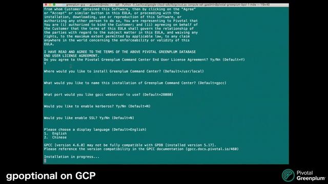Pivotal Greenplum GCP Cloud Managed Features смотреть онлайн