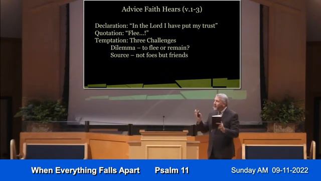 9-11-22 | John Baker | When Everything Falls Apart (Psalm 11:1-7) смотреть онлайн