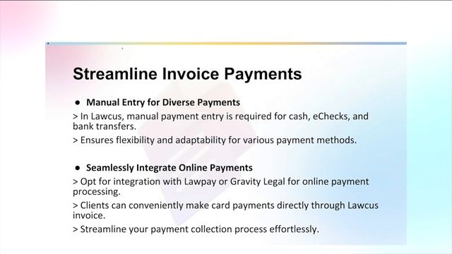 Streamline Invoice Payments Like A Pro using Lawcus смотреть онлайн