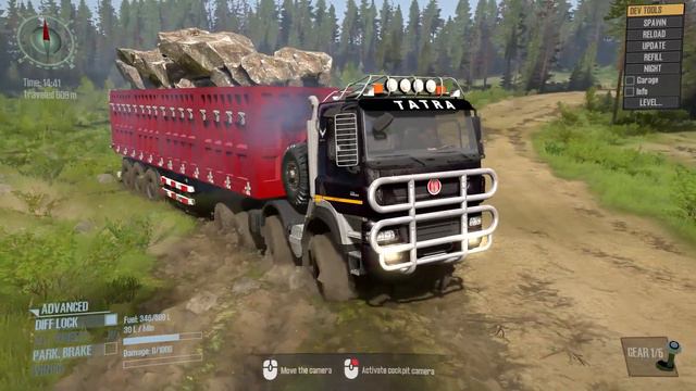 Spintires MudRunner TATRA PHOENIX 8x8 Off Road Truck Trial / Montalieu-Vercieu 2023 смотреть онлайн