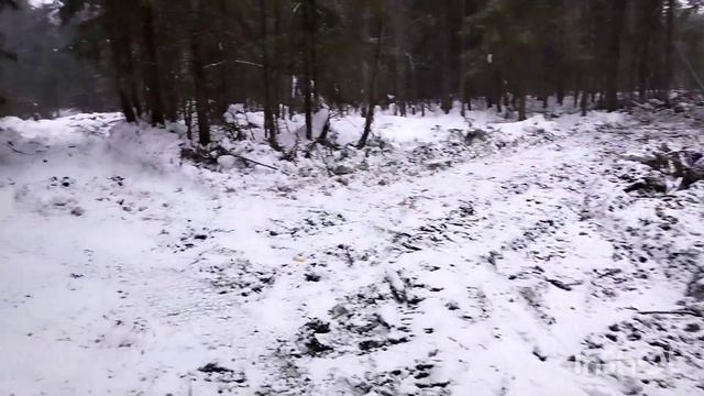 Резко пришло тепло, дороги пошли в провал.