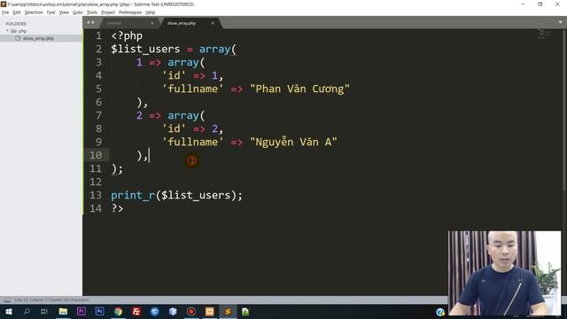Học lập trình web - Hướng dẫn xây dựng hàm hiển thị dữ liệu mảng trong Php (show_array) | Unitop.vn смотреть онлайн