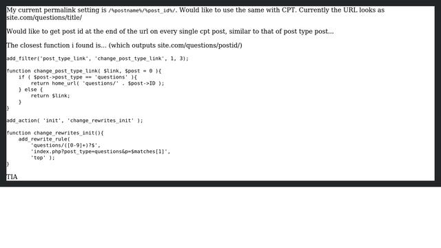 Wordpress: Rewrite slug of custom post type to include post-id смотреть онлайн