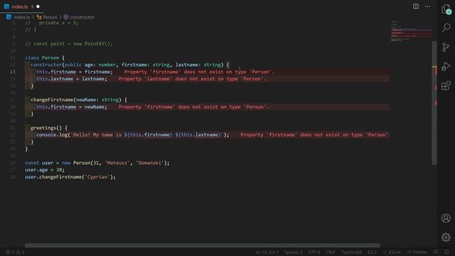 TypeScript: Klasy cz.1 #09 смотреть онлайн