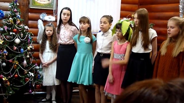 Праздничный Рождественский утренник в Воскресной школе смотреть онлайн