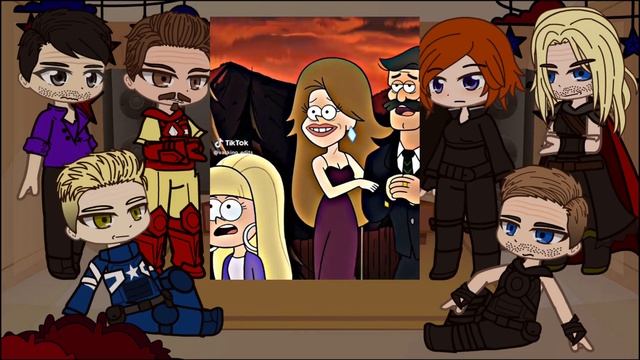 Avengers React to Bill Cipher || Gravity Falls || Gacha React смотреть онлайн