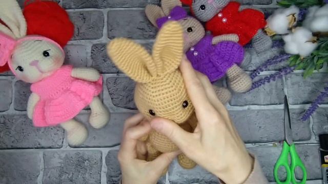 Красивая утяжка мордочки для Зайки, а также оформление!!!#зайка #утяжкамордочки #вязание смотреть онлайн