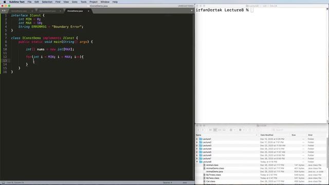 Java Interfaces 7: Interface Variables (CONSTANTS) смотреть онлайн