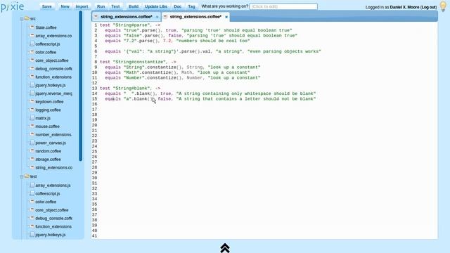 Test First Development with Pixie IDE смотреть онлайн