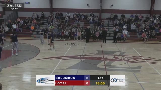 Columbus Catholic at Loyal | 2024 WIAA Boys Basketball смотреть онлайн