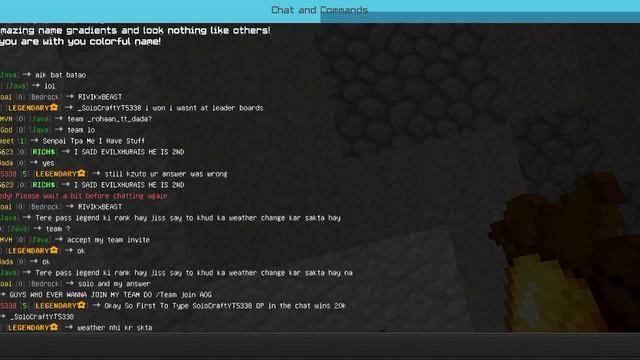 I Hosted A ChatGames Even In AppleMc Minecraft Server смотреть онлайн