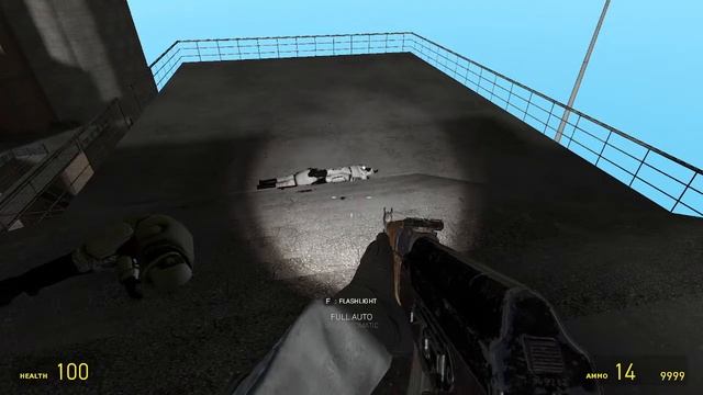 A combine soldier fall down the stair's #gmod #halflife смотреть онлайн