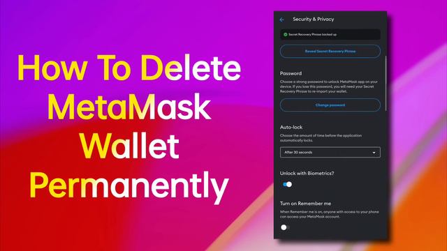 How to Delete MetaMask Wallet Account in Mobile? смотреть онлайн