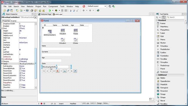 C++ Builder - DBLookup Components смотреть онлайн
