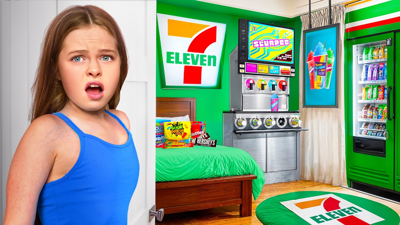 I Built a SECRET 7-11 in My Daughter's Room and Hid It From Her смотреть онлайн