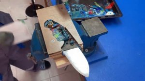 Рукоять ножа из пластиковых отходов . Интересные идеи и Лайфхаки.