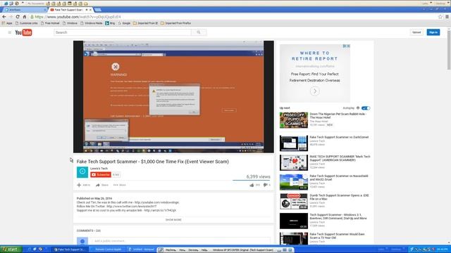 Tech Support Scam - (Virtualbox Oracle) Windows XP SP3 смотреть онлайн