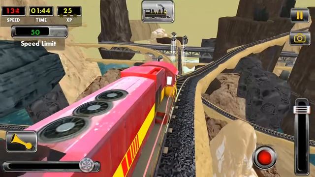 Free train racing ? game.In 3d. Euro Train Simulator - Hill 3d смотреть онлайн