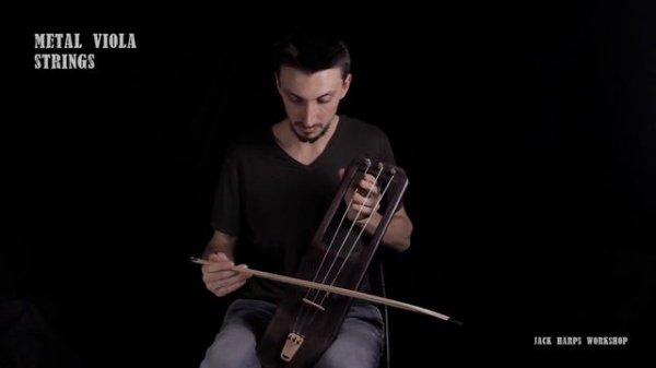 Tagelharpa by Jack Harps | Horse hair vs Viola metal strings
