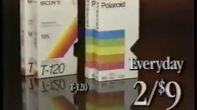Wal-Mart VHS Tapes Ad from 1986 смотреть онлайн