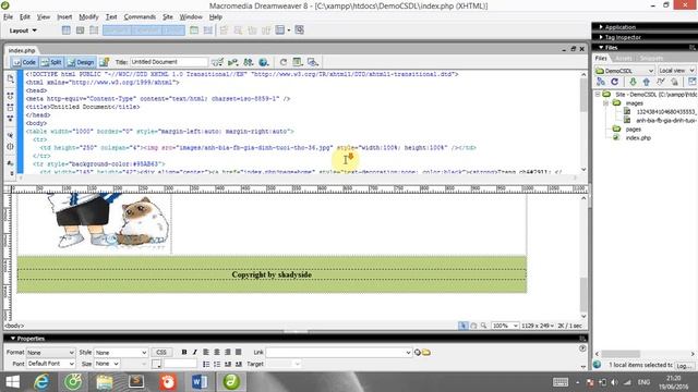 Them sua xoa du lieu su dung PHP va Mysql Buoc 1 xay dung giao dien, db, file config смотреть онлайн