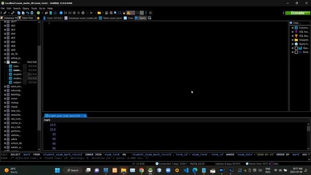 Arranging results in ascending/descending orders & using BETWEEN keyword - DBMS 1 смотреть онлайн