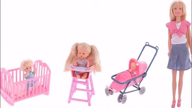 КУКЛА ШТЕФФИ С ТРЕМЯ ДЕТЬМИ SIMBA смотреть онлайн