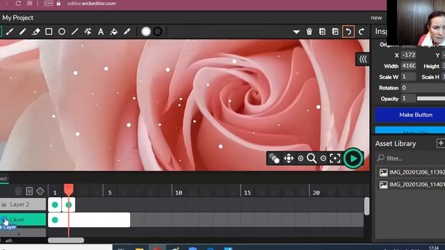 GIF-анимация - новогодняя вьюга смотреть онлайн