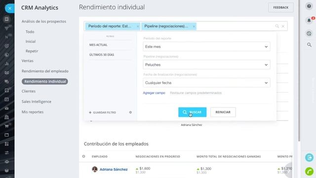 CRM Analytics - Reporte del rendimiento individual | Bitrix24 смотреть онлайн