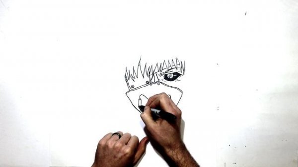 How to Draw Ken Kaneki | Step by Step | Tokyo Ghoul