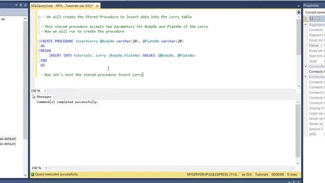 Stored Procedure - SQL Server Management Studio - Tutorial #ezettutorial #sqlserver #ssms смотреть онлайн