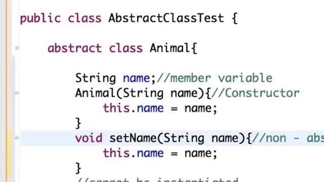 Java In Telugu - Abstract Class