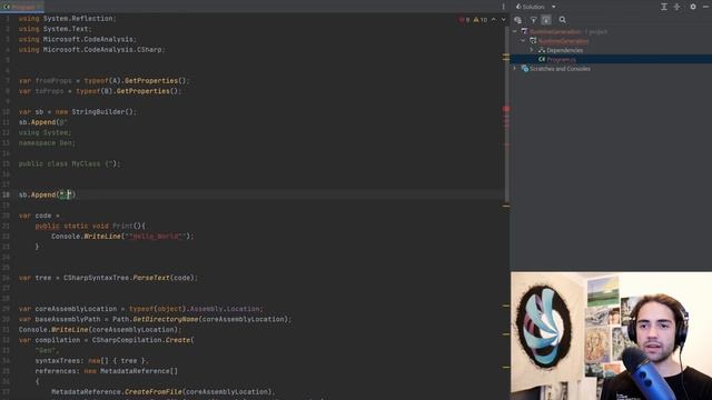 AutoMapper Clone using C# Roslyn Generator at Runtime смотреть онлайн