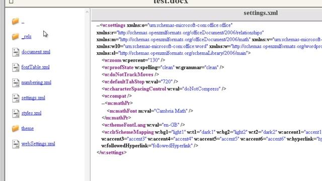 OpenXmlViewer in Chrome v2 смотреть онлайн