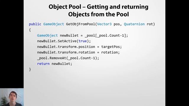 Designpatterns in Unity - ObjectPool 02 смотреть онлайн