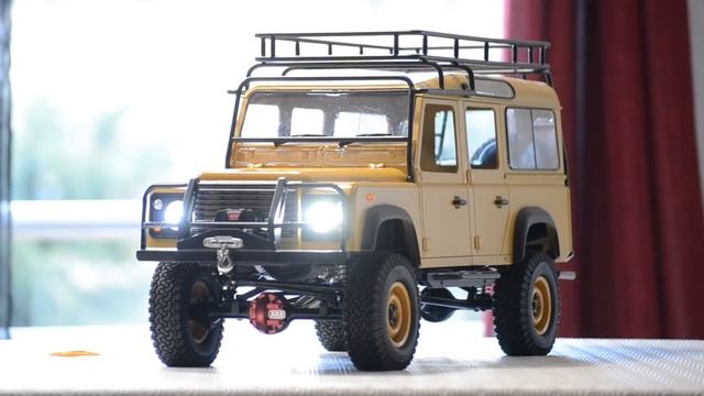 CAMEL TROPHY D110 Defender, unboxing and small test. RC4WD смотреть онлайн