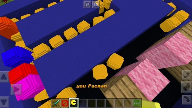 Pac-Man Addon in Minecraft (addon is old) смотреть онлайн