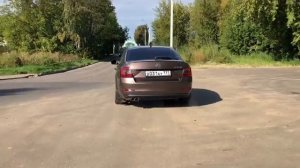 Доработанный выхлоп  Октавия А7 1.8Т