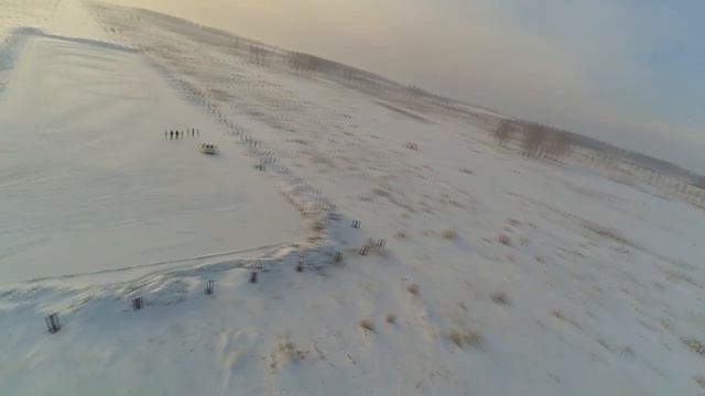 Первый FPV полет на заброшенном аэродроме. QAV-X 214 смотреть онлайн