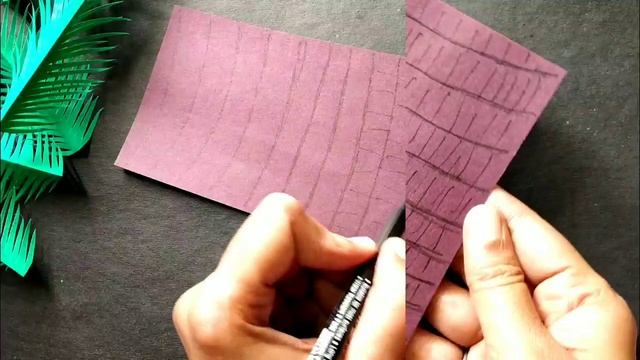 Paper coconut tree/paper tree craft/coconut tree making with paper смотреть онлайн