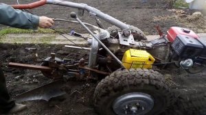 Самодельный мотоблок.