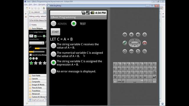 01 Android App Project for College assignments Online MCQ test System SQLite Database Part 1 смотреть онлайн
