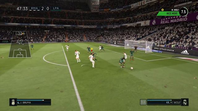 FIFA 19 | 4K | Gameplay Career | Mitio Wolf | Real Madrid | LaLiga | M|day 21 | Vs UD Las Palmas (H смотреть онлайн
