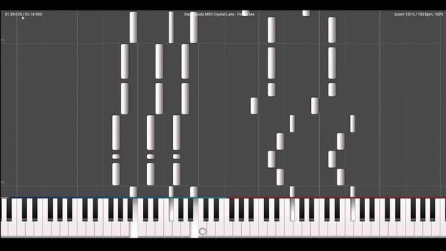Crystal Lake - Follow Me ft.Cammie Robinson (Darmayuda MIDI Piano) смотреть онлайн